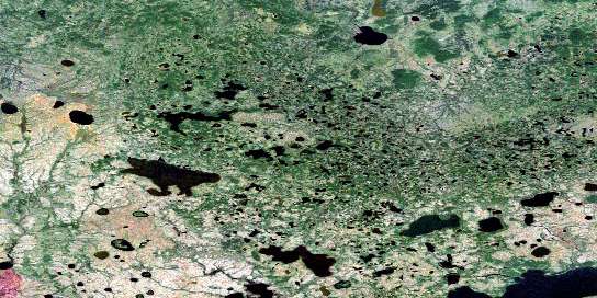 No Title Satellite Map 085D03 at 1:50,000 scale - National Topographic System of Canada (NTS) - Orthophoto