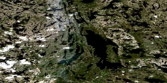 Prosperous Lake Satellite Map 085J09 at 1:50,000 scale - National Topographic System of Canada (NTS) - Orthophoto