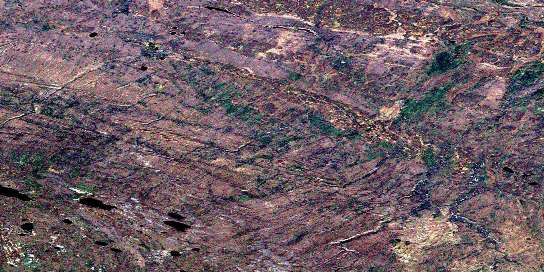 No Title Satellite Map 085L07 at 1:50,000 scale - National Topographic System of Canada (NTS) - Orthophoto