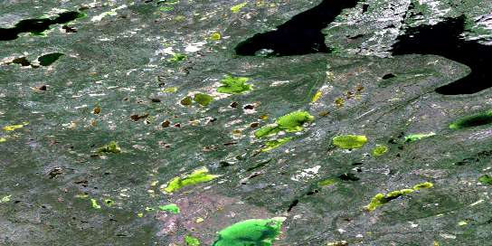 Air photo: Mcquarrie Lake Satellite Image map 085N11 at 1:50,000 Scale