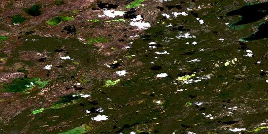 Air photo: Mclellan Lake Satellite Image map 085N13 at 1:50,000 Scale