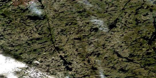Votour Lake Satellite Map 085O02 at 1:50,000 scale - National Topographic System of Canada (NTS) - Orthophoto
