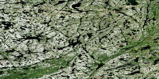 Cowan Lake Satellite Map 085O06 at 1:50,000 scale - National Topographic System of Canada (NTS) - Orthophoto