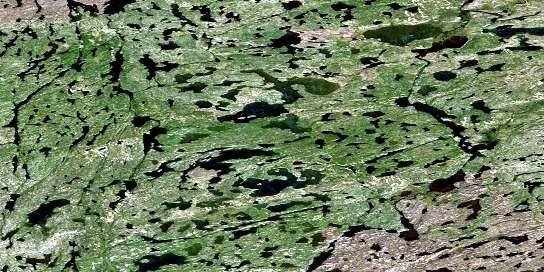Bessonette Lake Satellite Map 085O10 at 1:50,000 scale - National Topographic System of Canada (NTS) - Orthophoto