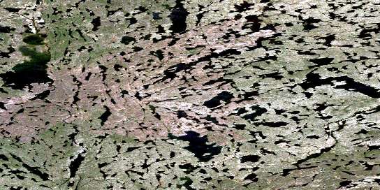 Spencer Lake Satellite Map 085P01 at 1:50,000 scale - National Topographic System of Canada (NTS) - Orthophoto