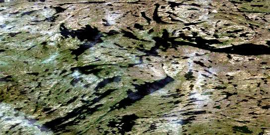 Thistlethwaite Lake Satellite Map 085P04 at 1:50,000 scale - National Topographic System of Canada (NTS) - Orthophoto