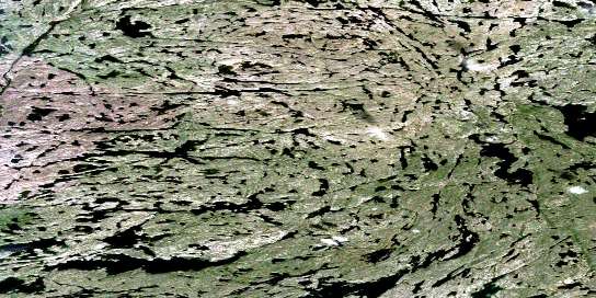 Muir Lake Satellite Map 085P06 at 1:50,000 scale - National Topographic System of Canada (NTS) - Orthophoto