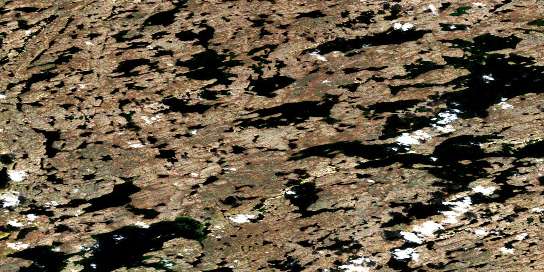 Air photo: Lockhart Lake Satellite Image map 085P09 at 1:50,000 Scale