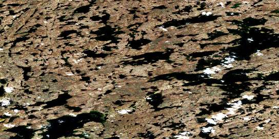 Lockhart Lake Satellite Map 085P09 at 1:50,000 scale - National Topographic System of Canada (NTS) - Orthophoto