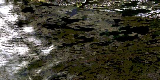 Frodsham Lake Satellite Map 085P12 at 1:50,000 scale - National Topographic System of Canada (NTS) - Orthophoto
