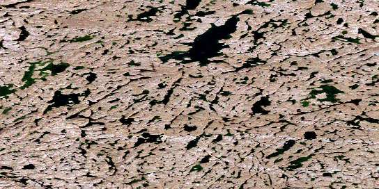 Air photo: Newbigging Lake Satellite Image map 086A08 at 1:50,000 Scale