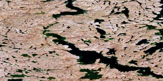 Lake Providence Satellite Map 086A16 at 1:50,000 scale - National Topographic System of Canada (NTS) - Orthophoto