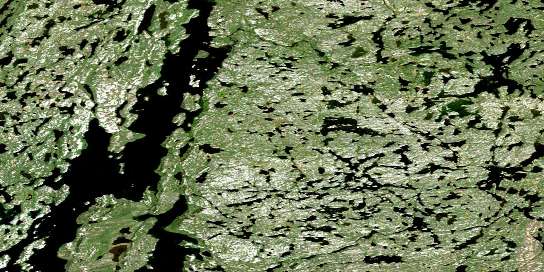 Mattberry Lake Satellite Map 086B04 at 1:50,000 scale - National Topographic System of Canada (NTS) - Orthophoto