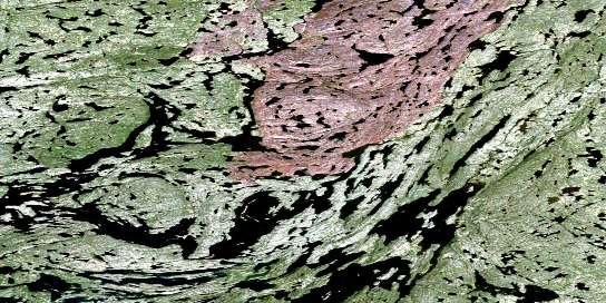 Air photo: Arseno Lake Satellite Image map 086B12 at 1:50,000 Scale
