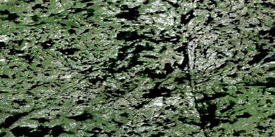 Koropchuk Lake Satellite Map 086C02 at 1:50,000 scale - National Topographic System of Canada (NTS) - Orthophoto