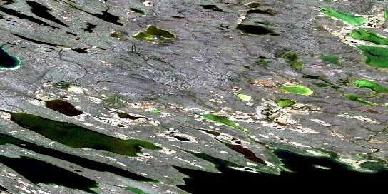 Air photo: Cassino Lake Satellite Image map 086D03 at 1:50,000 Scale