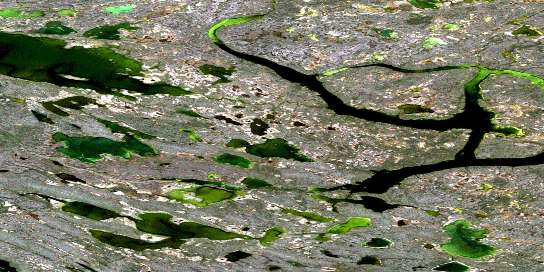 Air photo: Etna Lake Satellite Image map 086D06 at 1:50,000 Scale