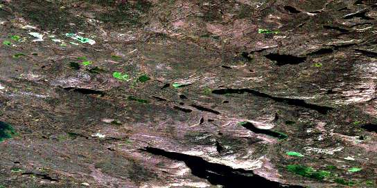 Air photo: Fenwick Lake Satellite Image map 086E06 at 1:50,000 Scale