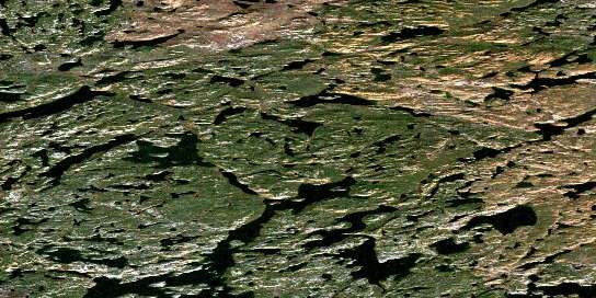 Air photo: Ellington Lake Satellite Image map 086F03 at 1:50,000 Scale