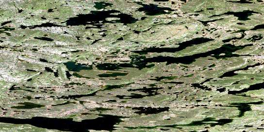 Ambush Lake Satellite Map 086H12 at 1:50,000 scale - National Topographic System of Canada (NTS) - Orthophoto