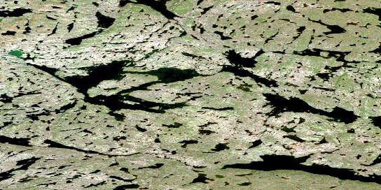 Wentzel Lake Satellite Map 086J04 at 1:50,000 scale - National Topographic System of Canada (NTS) - Orthophoto