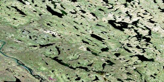No Title Satellite Map 086J08 at 1:50,000 scale - National Topographic System of Canada (NTS) - Orthophoto