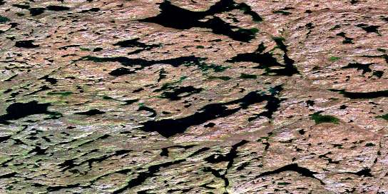Air photo: Augustus Lake Satellite Image map 086K07 at 1:50,000 Scale