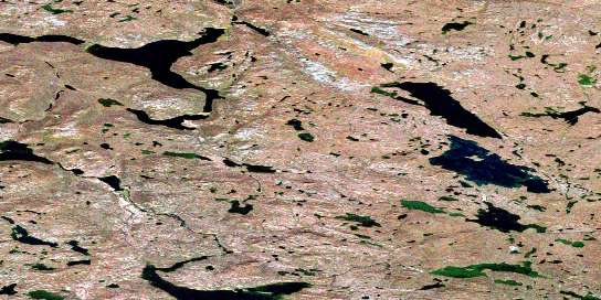 Kamut Lake Satellite Map 086K09 at 1:50,000 scale - National Topographic System of Canada (NTS) - Orthophoto