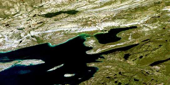 Air photo: Bunn Creek Satellite Image map 086K12 at 1:50,000 Scale