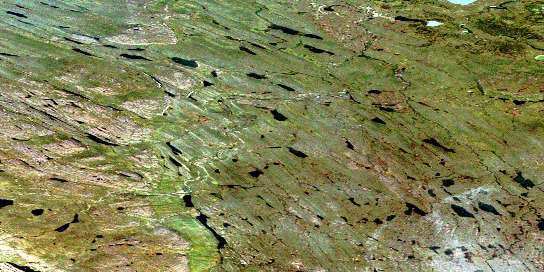 Bornite Lake Satellite Map 086N10 at 1:50,000 scale - National Topographic System of Canada (NTS) - Orthophoto