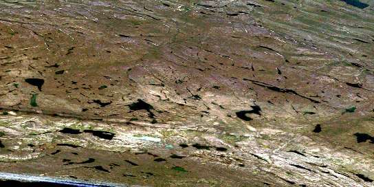 Air photo: Impact Lake Satellite Image map 086N11 at 1:50,000 Scale
