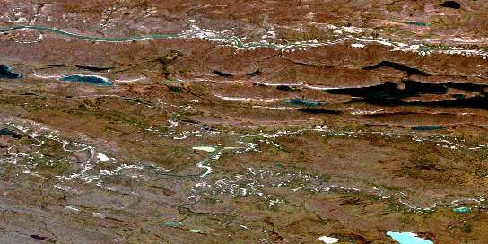 Air photo: Cox Lake Satellite Image map 086N15 at 1:50,000 Scale