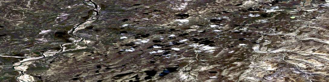 No Title Satellite Map 088C13 at 1:50,000 scale - National Topographic System of Canada (NTS) - Orthophoto