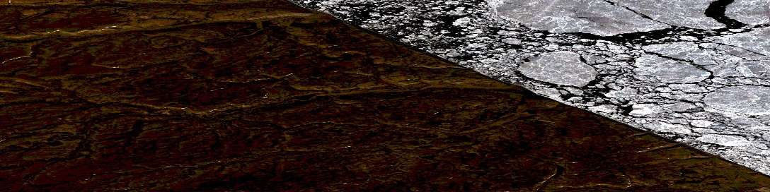 No Title Satellite Map 088C16 at 1:50,000 scale - National Topographic System of Canada (NTS) - Orthophoto