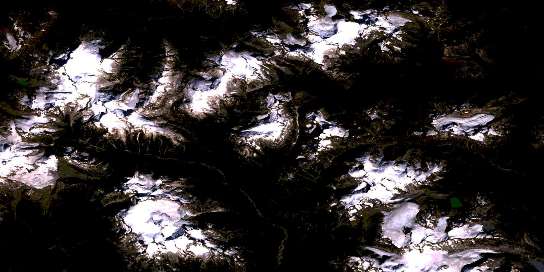Mamquam Mountain Satellite Map 092G15 at 1:50,000 scale - National Topographic System of Canada (NTS) - Orthophoto