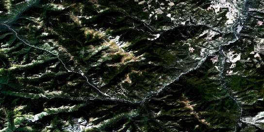 Air photo: Manning Park Satellite Image map 092H02 at 1:50,000 Scale