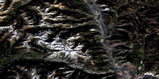 Air photo: Stein River Satellite Image map 092I05 at 1:50,000 Scale
