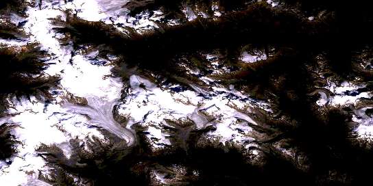 Air photo: Ryan River Satellite Image map 092J06 at 1:50,000 Scale