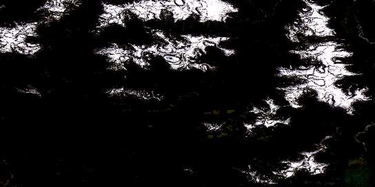 Seymour Inlet Satellite Map 092M02 at 1:50,000 scale - National Topographic System of Canada (NTS) - Orthophoto