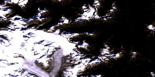 Air photo: Trophy Lake Satellite Image map 092N12 at 1:50,000 Scale
