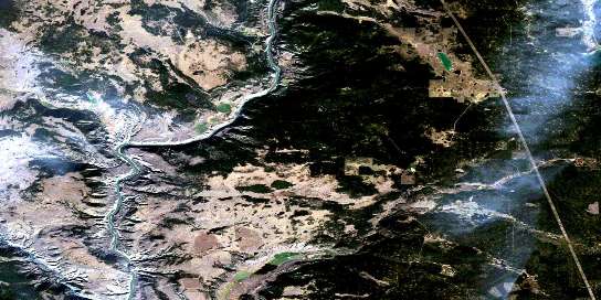 Air photo: Alkali Lake Satellite Image map 092O16 at 1:50,000 Scale