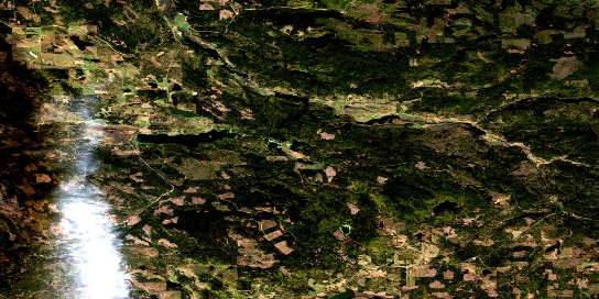 Air photo: Beaver Creek Satellite Image map 093A05 at 1:50,000 Scale