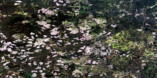 Air photo: Twan Lake Satellite Image map 093B07 at 1:50,000 Scale