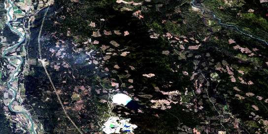 Air photo: Alexandria Satellite Image map 093B09 at 1:50,000 Scale