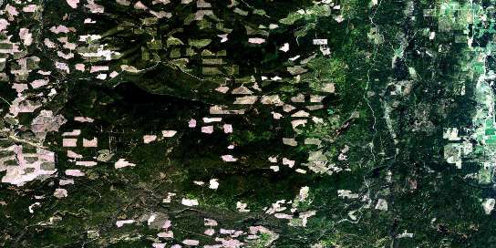 Air photo: Narcosli Creek Satellite Image map 093B10 at 1:50,000 Scale