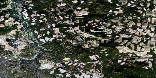 Air photo: Tautri Creek Satellite Image map 093B11 at 1:50,000 Scale
