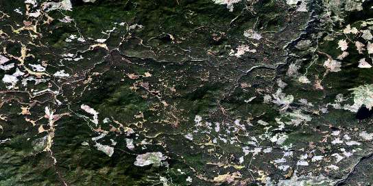 Air photo: Clisbako River Satellite Image map 093B12 at 1:50,000 Scale