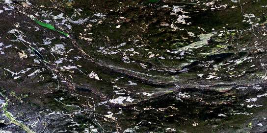 Air photo: Chantslar Lake Satellite Image map 093C02 at 1:50,000 Scale