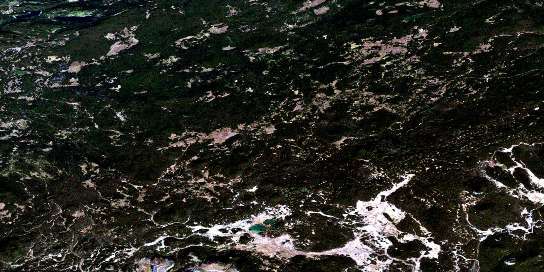 Air photo: Kushya River Satellite Image map 093C15 at 1:50,000 Scale