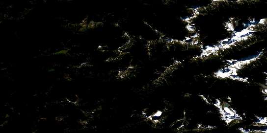 Air photo: Kwatna River Satellite Image map 093D03 at 1:50,000 Scale